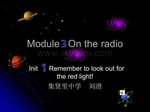 八年级英语On the radio课件6.ppt