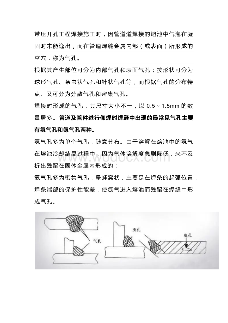 带压开孔焊接时气孔产生的原因.docx_第1页