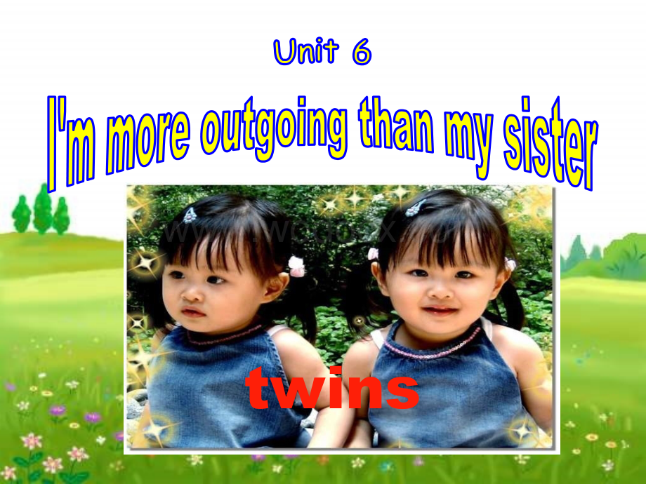 八年级英语I am more outing than my sister课件.ppt_第1页