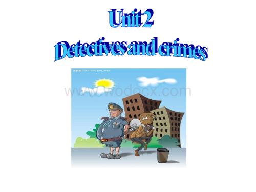 八年级英语Detectives and crimes课件1.ppt