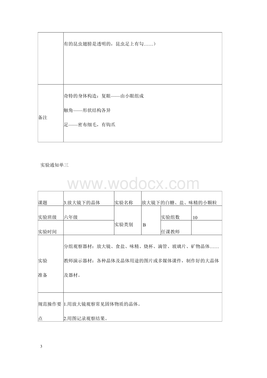 六年级下册科学实验_(20个).wps_第3页