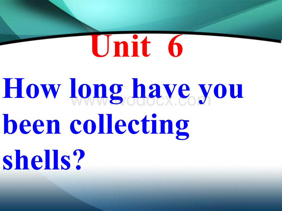 八年级英语How long have you been collecting shells.ppt_第1页