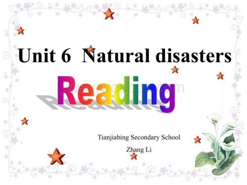 八年级英语Natural Disasters课件4.ppt