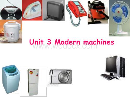 八年级英语Modern machines Listening课件.ppt