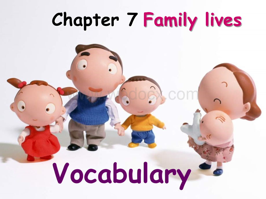 八年级英语Family lives Vocabulary课件.ppt_第1页