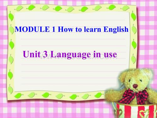 八年级英语Language in use课件3.ppt