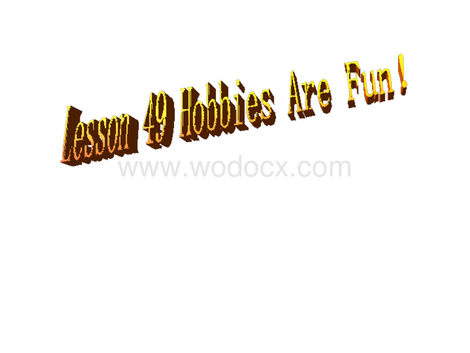 八年级英语Hobbies Are Fun课件.ppt_第1页