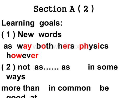 八年级英语I am more outgoing than my sister课件4.ppt