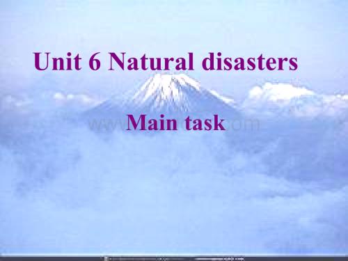 八年级英语Natural Disasters课件3.ppt