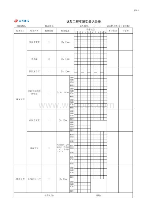 工程项目实测实量检查表.xls