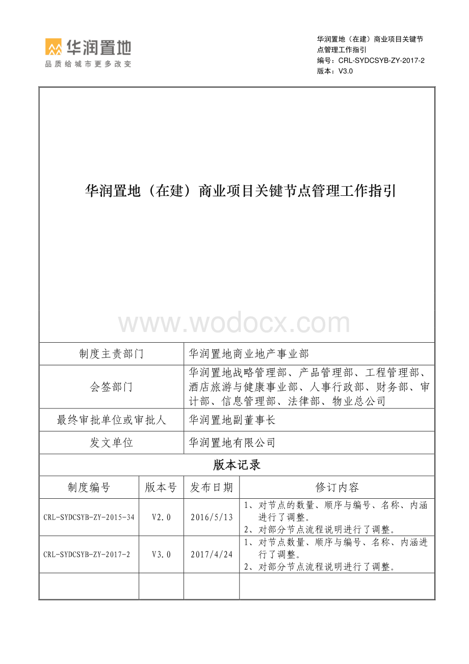 在建商业项目关键节点管理工作指引.pdf_第1页