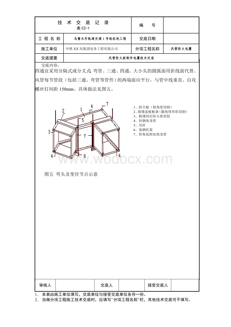 乌鲁木齐地铁暖通工程防火板包覆技术交底.doc_第3页