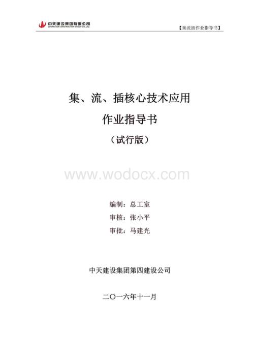 集、流、插核心技术应用作业指导书.pdf
