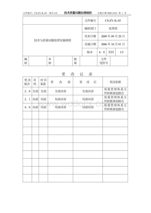 技术质量问题处理细则.doc