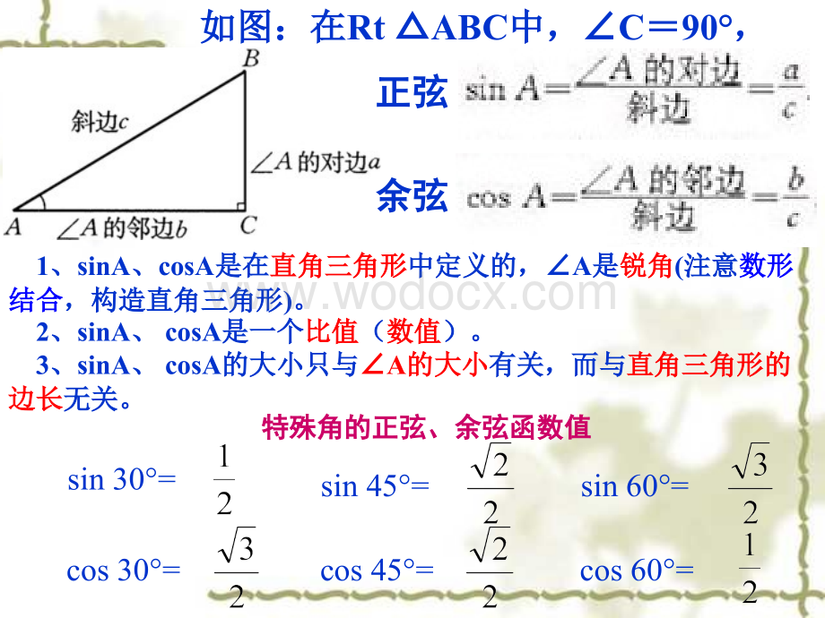 新人教版九年级下 28.1 锐角三角函数(2) .ppt_第2页