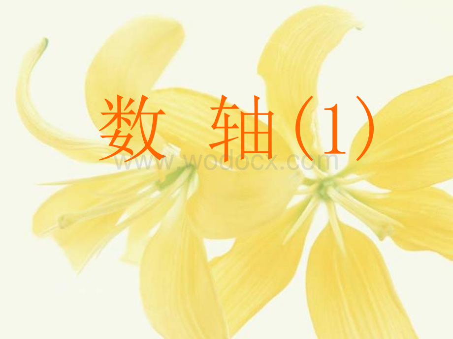 苏科版七年级上2.3数轴（1）课件ppt.ppt_第3页