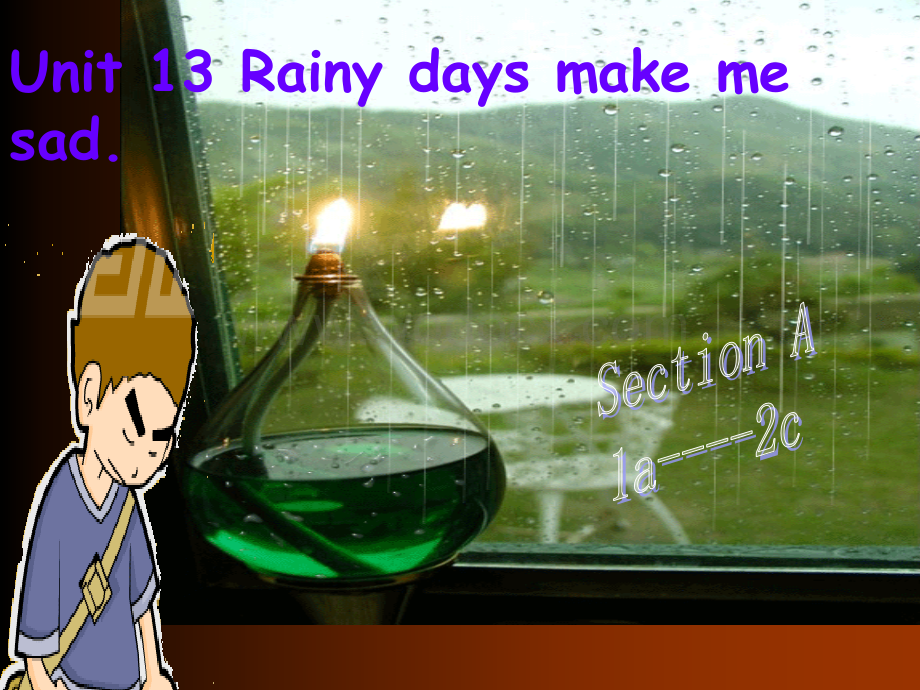 新目标九年级 Unit13 Rainy days make me sad.ppt_第2页