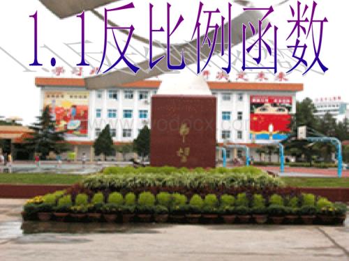 新浙教版九年级（上）1.1反比例函数.ppt