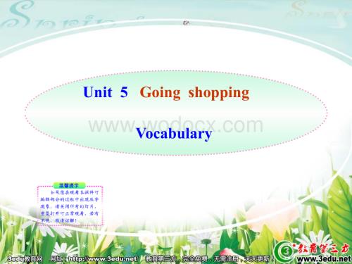 七年级英语Going Shopping课件1.ppt