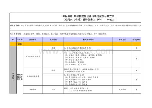 课程大纲-钢结构起重设备吊装选型及吊装方法.xlsx