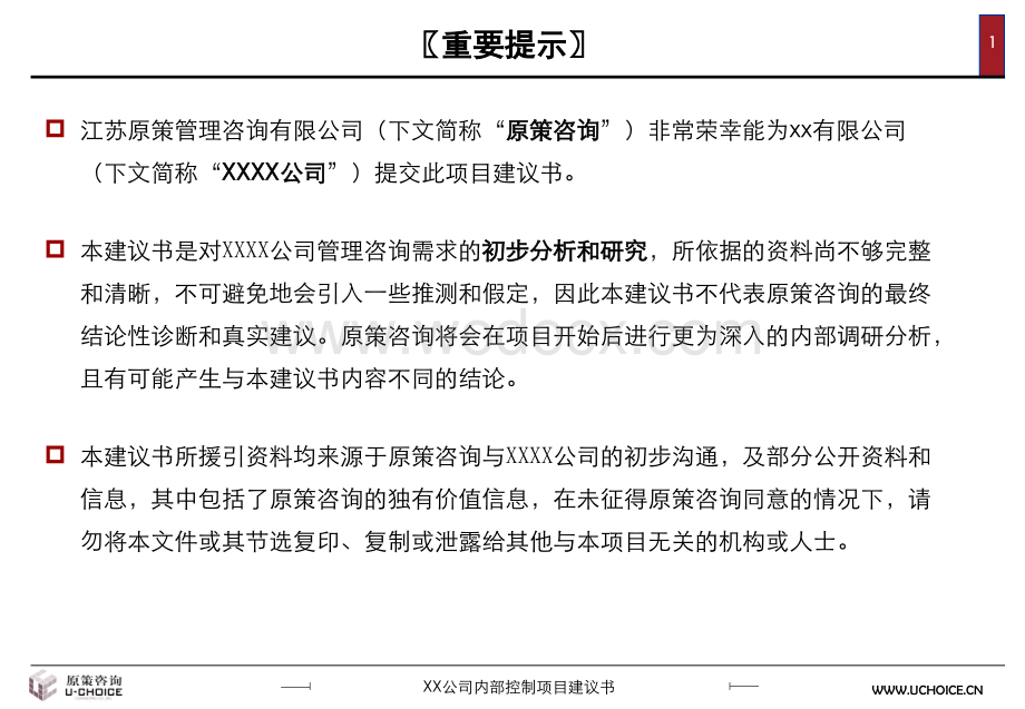 XX公司内部控制项目建议书.ppt_第2页