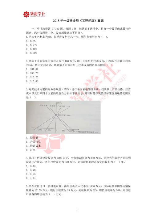 一建经济近五年真题（2018-2022）.pdf