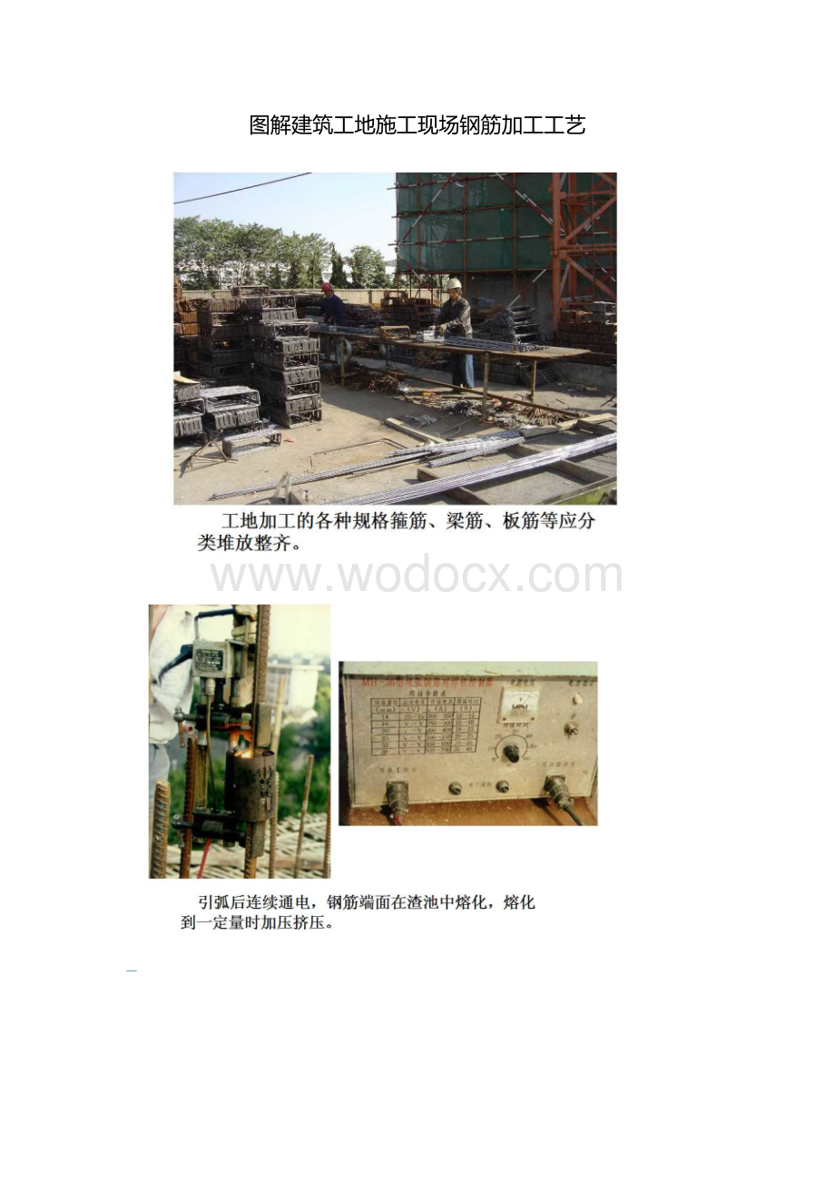 图解建筑工地施工现场钢筋加工工艺.docx_第1页