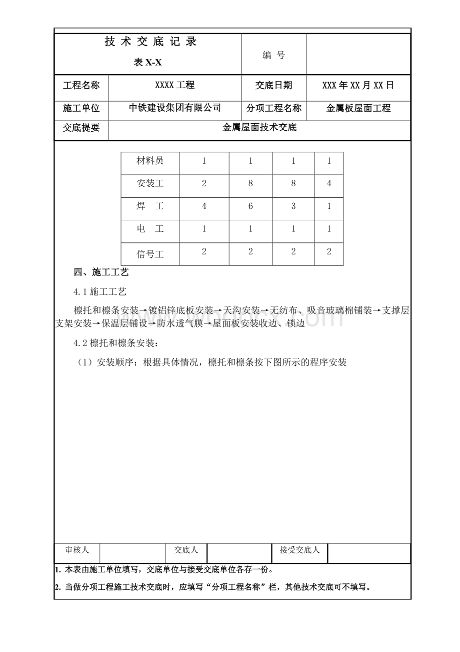 金属屋面施工技术交底.docx_第2页