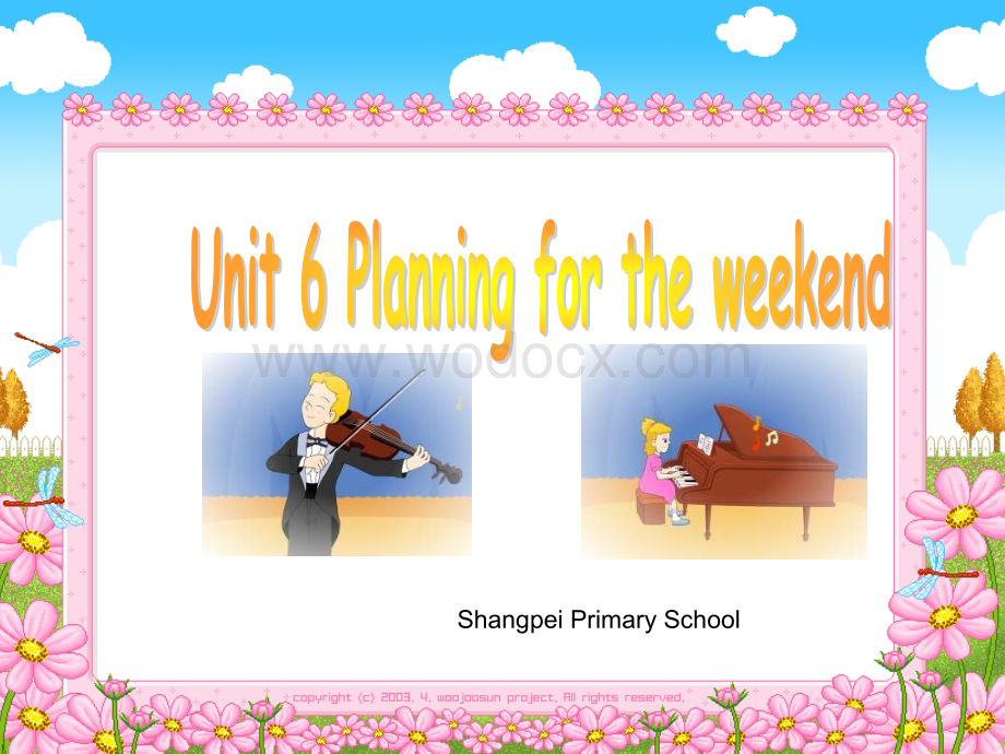 六年级英语Planning for the weekend课件2.ppt_第1页