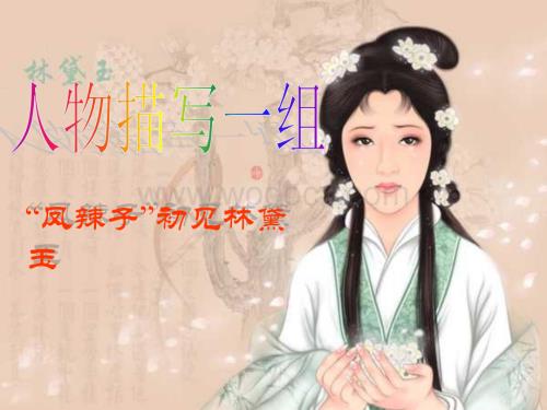五年级语文红楼梦人物描写.ppt