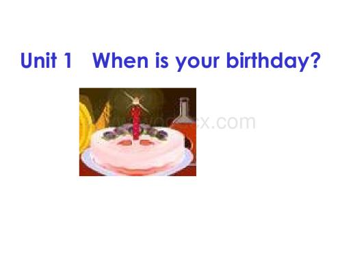 六年级英语when is your birthday课件5.ppt