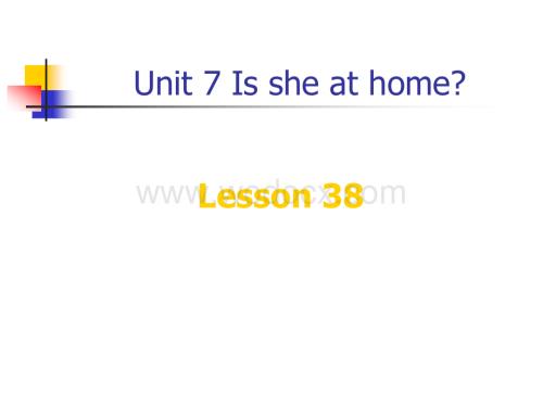 六年级英语Is she at home课件.ppt