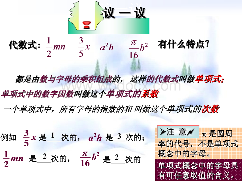 江苏省连云港市田家炳中学七年级数学《32代数式》课件.ppt_第2页