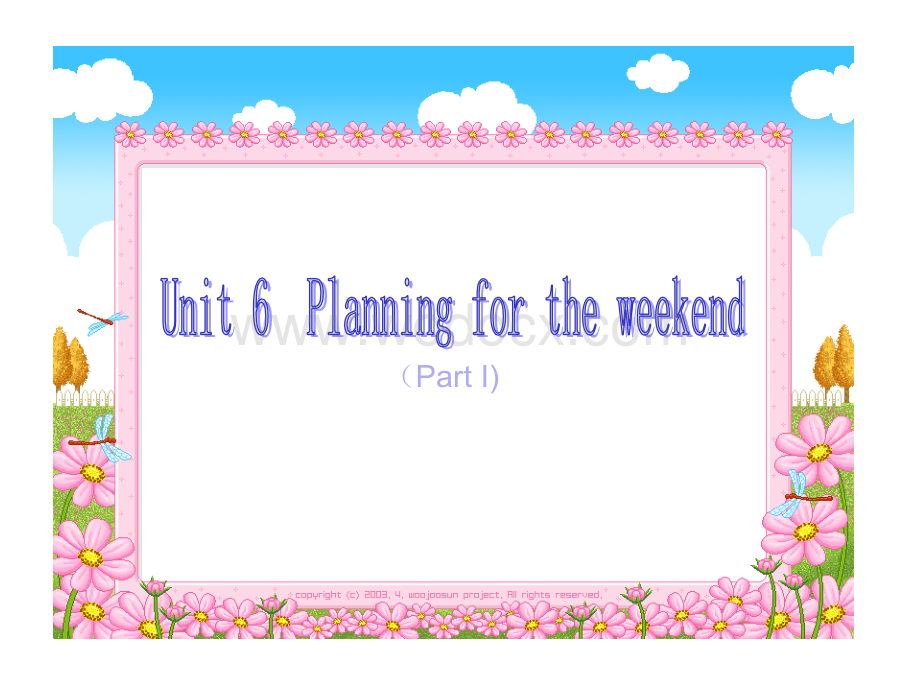 六年级英语Planning for the weekend课件3.ppt_第1页