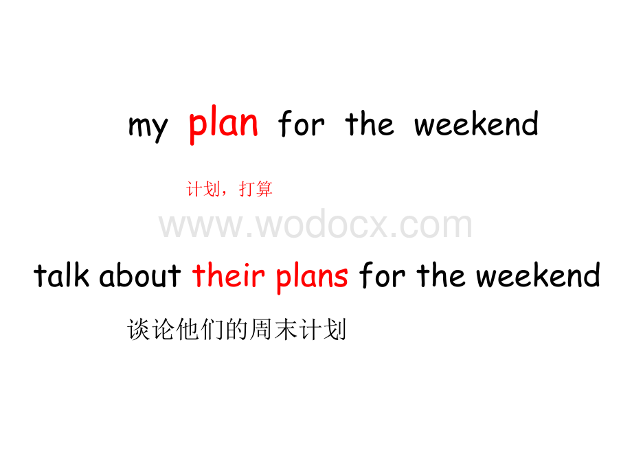 六年级英语Planning for the weekend课件3.ppt_第3页