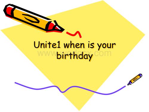 六年级英语when is your birthday课件4.ppt