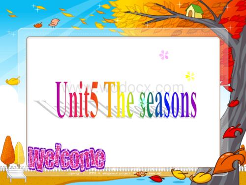 六年级英语The seasons课件3.ppt