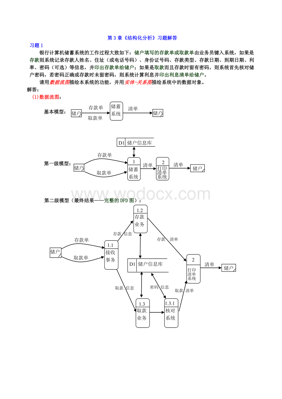 软件工程第3章习题解答.doc_第1页