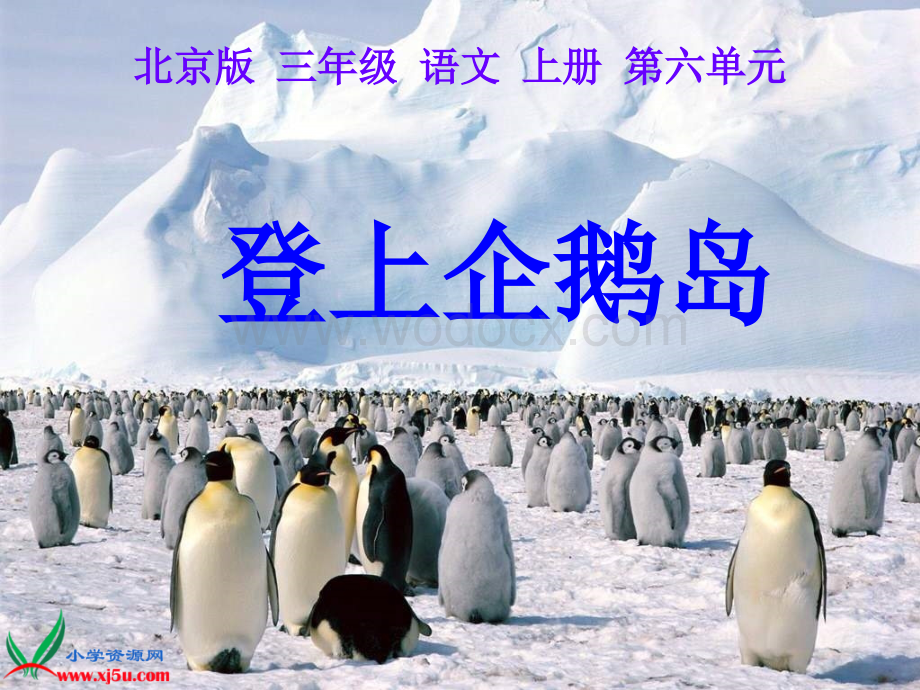 北京版三年级上册《登上企鹅岛》3PPT课件.ppt_第1页
