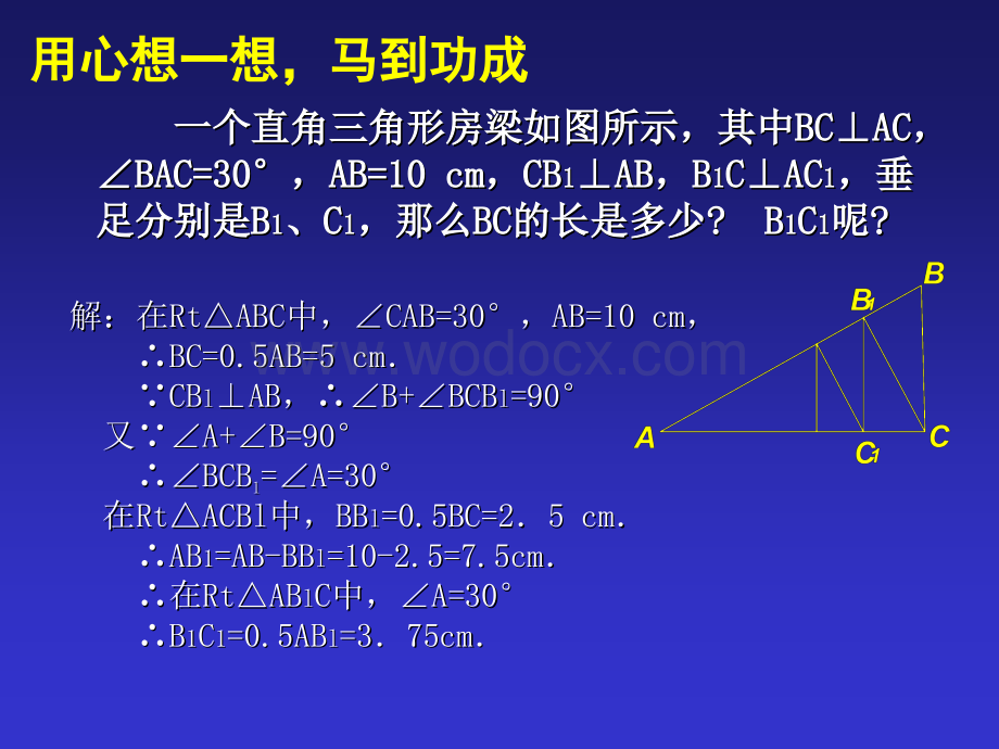 数学：6.3《直角三角形》课件（鲁教版八年级下）.ppt_第2页