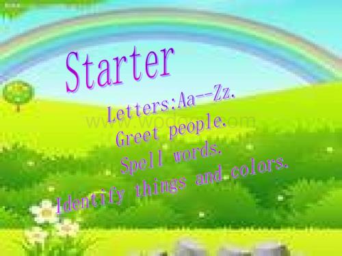 新目标七年级上Starter Unit1-3.ppt