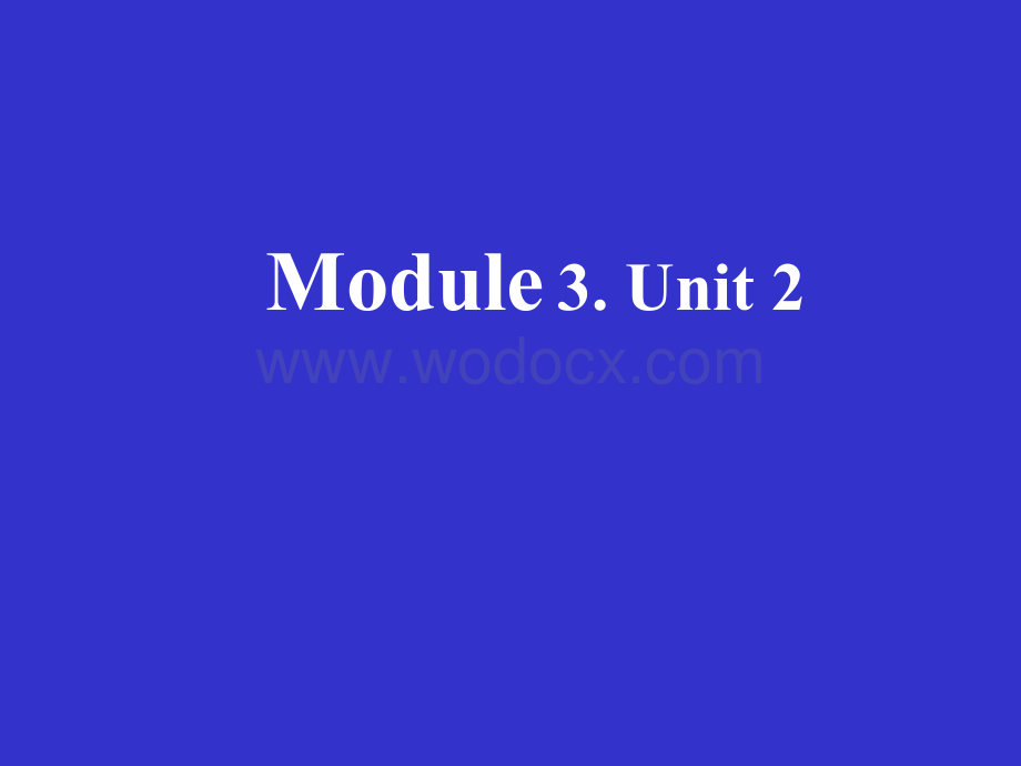 七年级英语上学期starter module 3 unit２外研英语.ppt_第1页