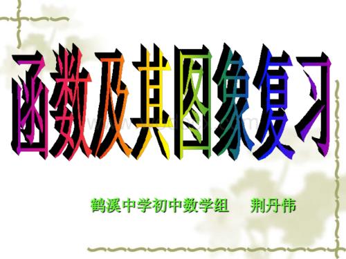 华师大版八年级下函数及其图象复习.ppt