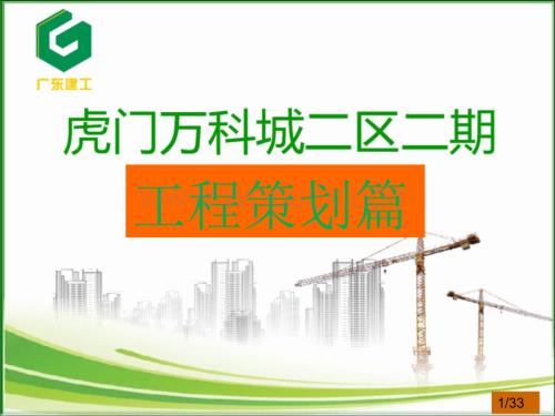 高层住宅项目工程策划.ppt