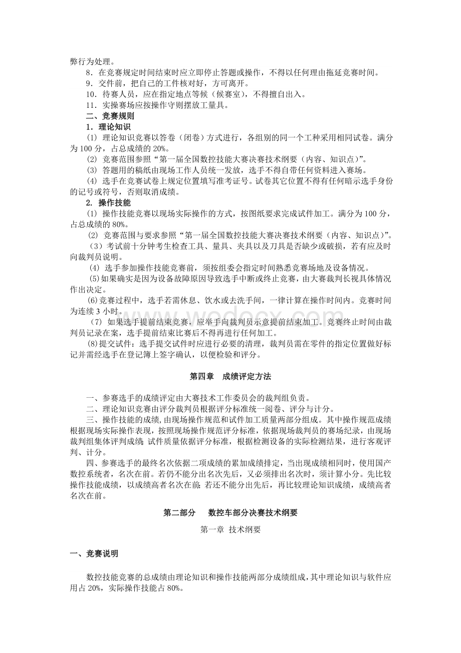 数控车工职业技能竞赛方案.doc_第2页