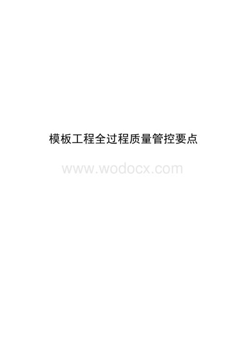 中建八局模板工程全过质量管控要点.docx