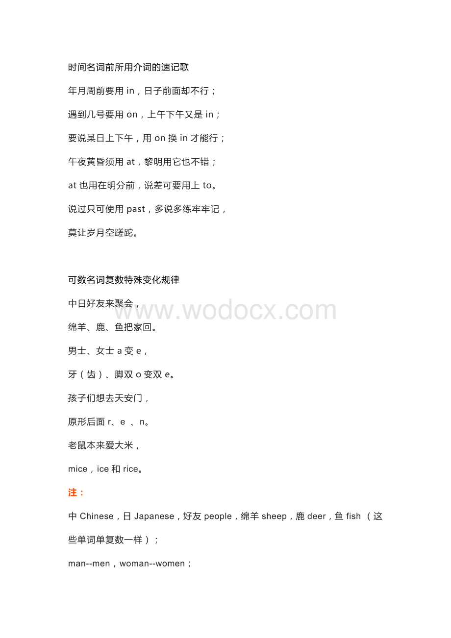 小学1-6年级英语语法巧记宝典.docx_第1页