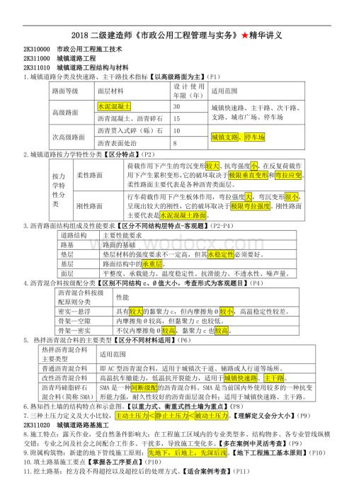 二级建造师市政公用工程管理与实务讲义.doc