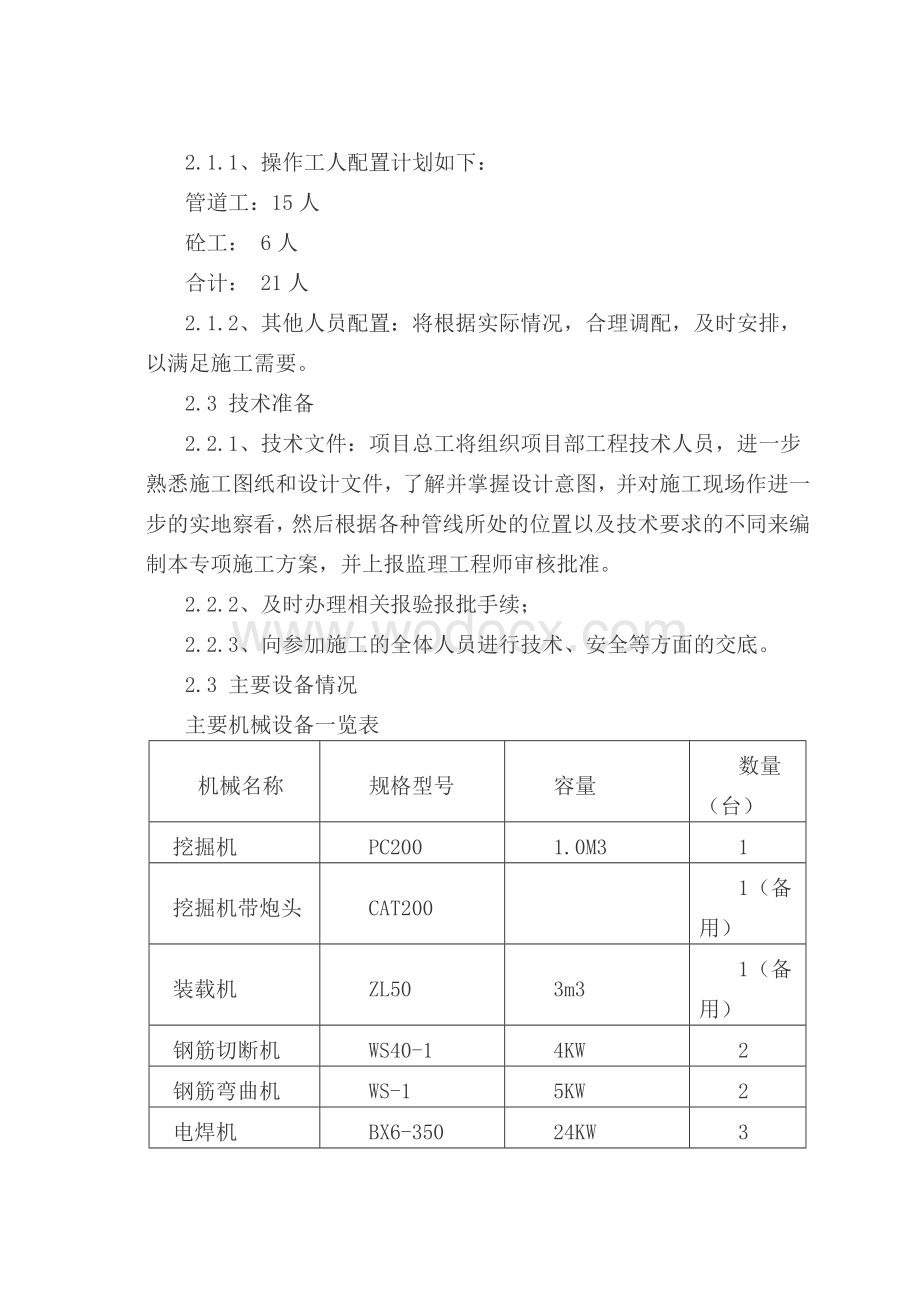 市政弱电电力通信管道工程施工方案.doc_第2页