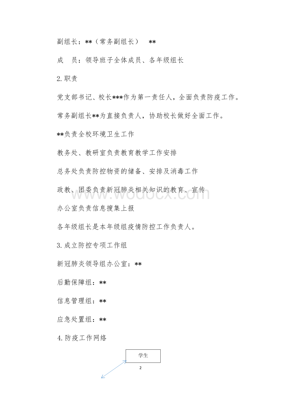 新冠肺炎疫情防控期间中学两案八制.docx_第2页